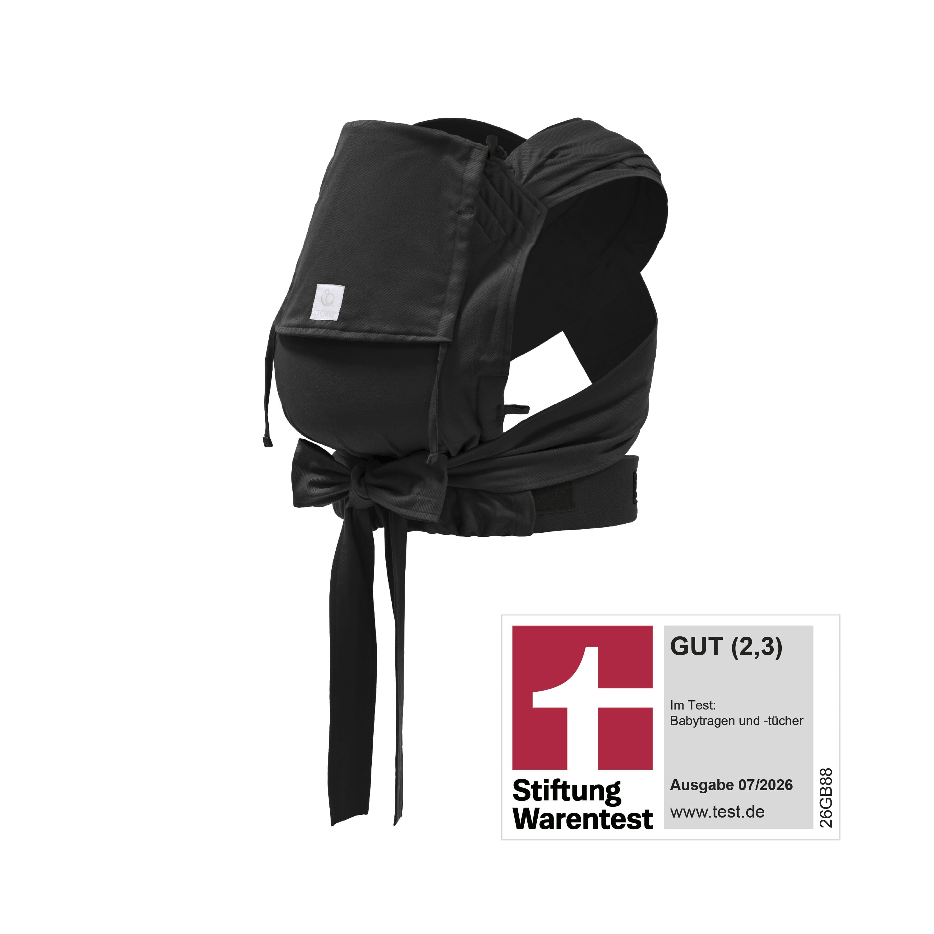 Porte-bébé Stokke® Limas™ Noir OCS, Noir, mainview
